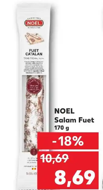 Kaufland NOEL Salam Fuet 170 g Ofertă