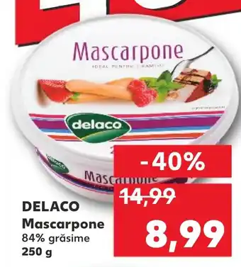 Kaufland DELACO Mascarpone 84% grăsime 250 g Ofertă