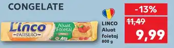 Kaufland LINCO Aluat foietaj 800 g Ofertă