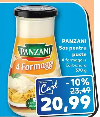 Kaufland PANZANI Sos pentru paste 4 Formaggi Ofertă
