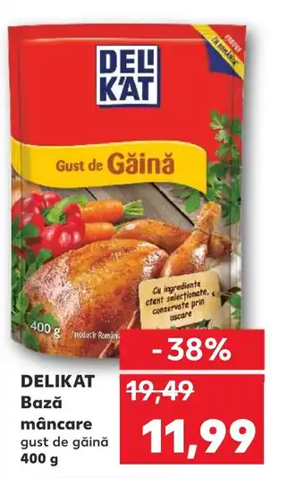Kaufland DELIKAT Bază mâncare gust de găină 400 g Ofertă