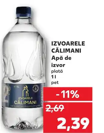 Kaufland IZVOARELE CĂLIMANI Apă de izvor Ofertă