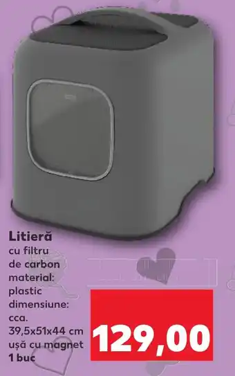 Litieră cu filtru de carbon material: plastic dimensiune: