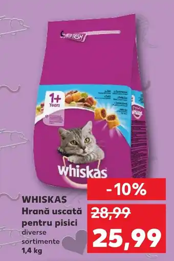 Kaufland WHISKAS Hrană uscată pentru pisici Ofertă
