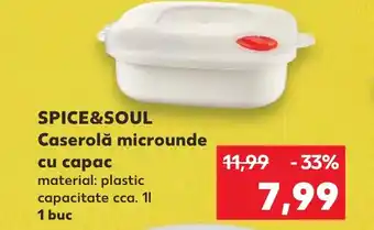 Kaufland SPICE&SOUL Caserolă microunde Ofertă