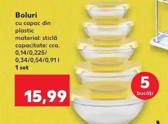 Kaufland Boluri cu capac din plastic Ofertă