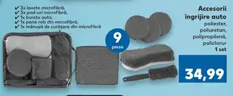 Kaufland Accesorii îngrijire auto poliester, poliuretan, polipropilenă, policlorur Ofertă