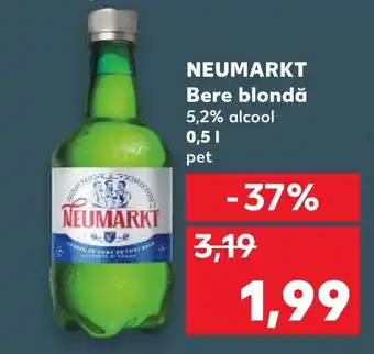 Kaufland NEUMARKT Bere blondă 5,2% alcool 0,5 1 pet Ofertă