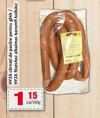 CBA HYZA főzéshez alkalmas baromfi kolbász HYZA cârnați de pasăre pentru gătit / Ofertă