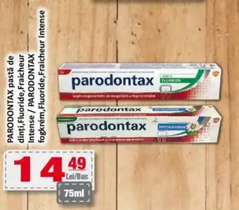PARODONTAX pastă de dinţi,Fluoride, Fraicheur Intense / PARODONTAX fogkrém,Fluoride, Fraicheur Intense