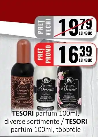 CBA TESORI parfum 100ml, diverse sortimente / TESORI parfüm 100ml, többféle Ofertă