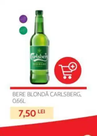 Auchan BERE BLONDĂ CARLSBERG, 0.66L Ofertă
