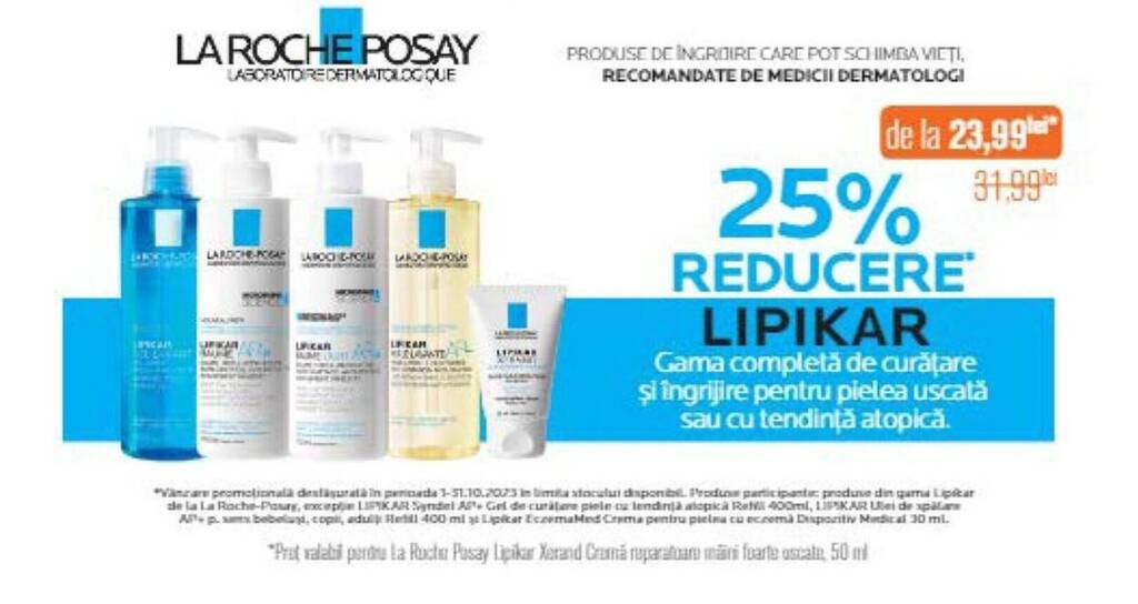 Farmaciile Help Net LA ROCHE POSAY Ofertă