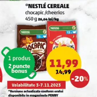 Penny NESTLÉ CEREALE Ofertă