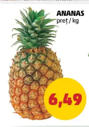 Penny ANANAS pret/kg Ofertă
