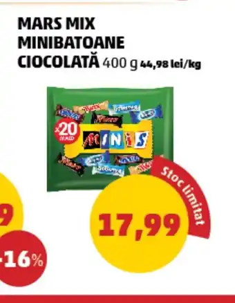 Penny MARS MIX MINIBATOANE CIOCOLATĂ Ofertă