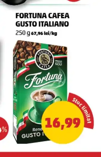 Penny FORTUNA CAFEA GUSTO ITALIANO Ofertă