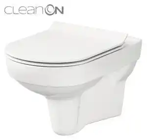 Set vas wc suspendat rimless cu capac soft close si easy off cersanit, city