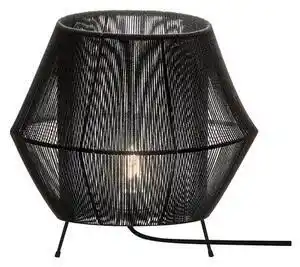 Favi Veioza scandinava neagra zaira din franghie 1x40w e27 Ofertă