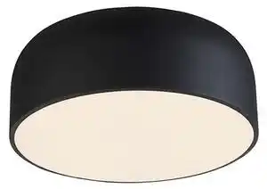 Lampă de plafon design negru reglabilă - balon