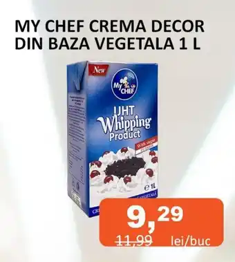 Unicarm MY CHEF CREMA DECOR DIN BAZA VEGETALA 1 L Ofertă