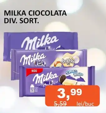 Unicarm MILKA CIOCOLATA DIV. SORT. Ofertă