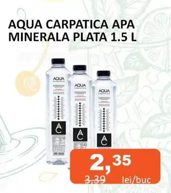 AQUA CARPATICA APA MINERALA PLATA 1.5 L