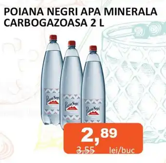 Unicarm POIANA NEGRI APA MINERALA CARBOGAZOASA 2 L Ofertă