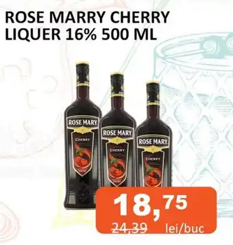 Unicarm ROSE MARRY CHERRY LIQUER 16% 500 ML Ofertă
