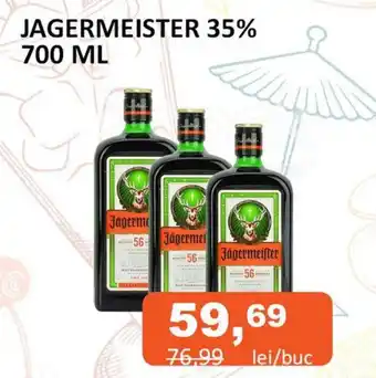 Unicarm JAGERMEISTER 35% 700 ML Ofertă