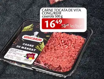 Unicarm CARNE TOCATA DE VITA CONG/REFR Ofertă