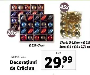 Lidl Decorațiuni de Crăciun Ofertă