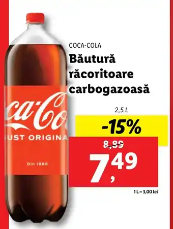 Lidl Băutură răcoritoare carbogazoasă Ofertă