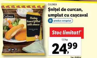 Lidl Şniţel de curcan, umplut cu cașcaval Ofertă