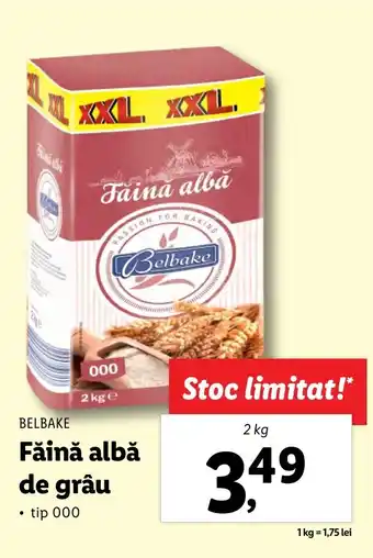 Lidl Făină albă de grâu Ofertă