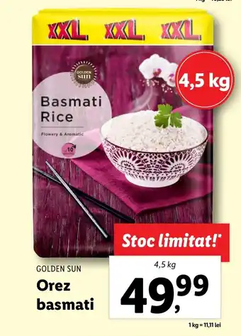 Lidl Orez basmati Ofertă