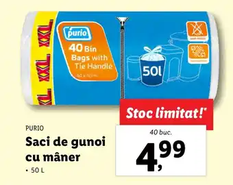 Lidl Saci de gunoi cu mâner Ofertă