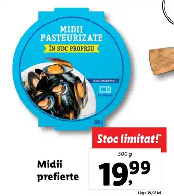 Lidl Midii prefierte Ofertă