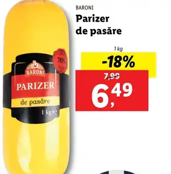 Lidl Parizer de pasăre Ofertă