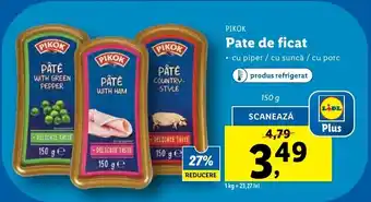 Lidl Pate de ficat Ofertă