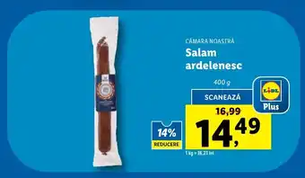 Lidl Salam ardelenesc Ofertă
