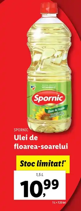Lidl Ulei de floarea-soarelui Ofertă