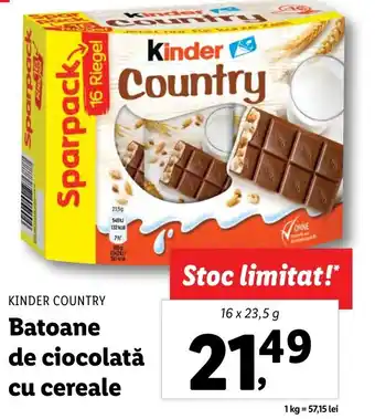 Lidl Batoane de ciocolată cu cereale Ofertă