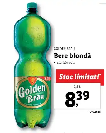 Lidl Bere blondă Ofertă