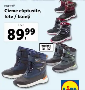 Lidl Cizme căptușite, fete / băieţi Ofertă