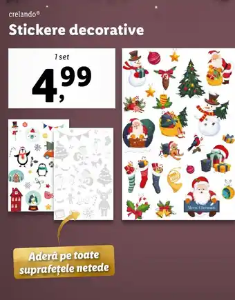 Lidl Stickere decorative Ofertă