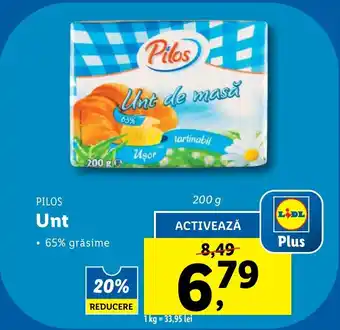 Lidl Unt • 65% grăsime Ofertă