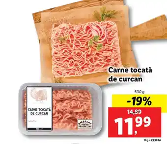 Lidl Carne tocată de curcan Ofertă