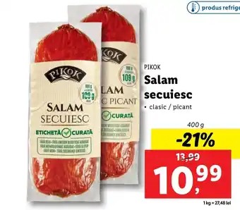 Lidl Salam secuiesc Ofertă