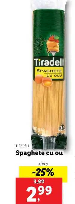 Lidl Spaghete cu ou Ofertă